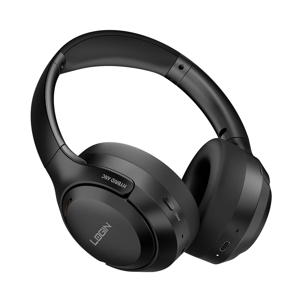 Login L-299 Wireless Headphone-Hybrid ANC | Noise Isolating Mic